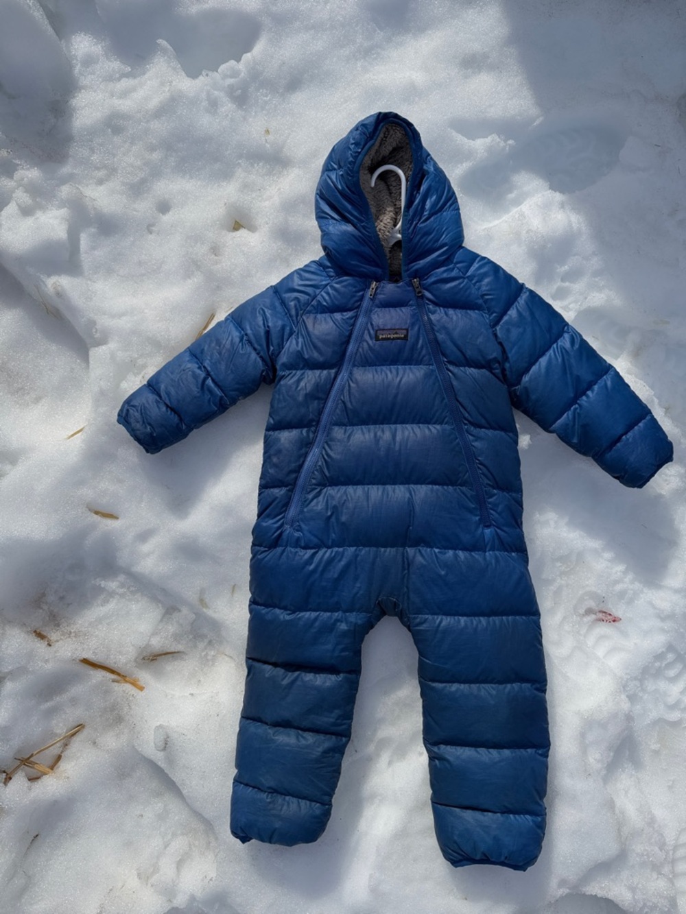 Patagonia Kids Navy Blue Puffer Snowsuit